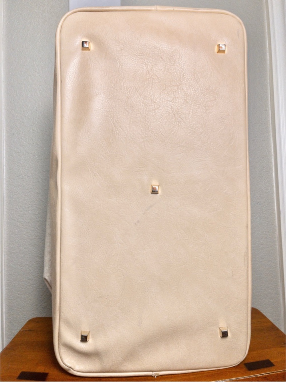 NWT BEIS Weekender Beige Shoulder Bag Tote Travel Full Size Canvas - Picture 10 of 13